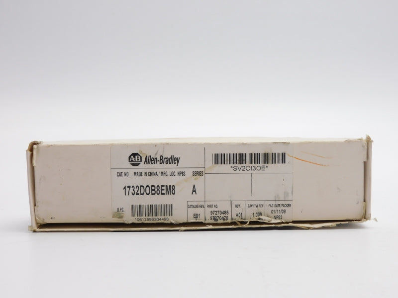 ALLEN BRADLEY 1732D-OB8EM8 SER. A F/W 1.009 30VDC 4A NSMP