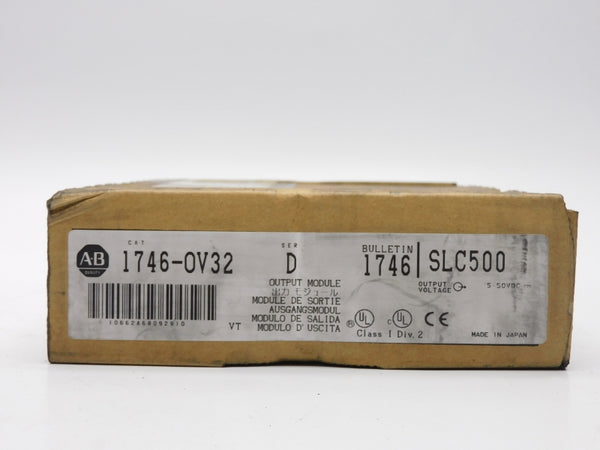 ALLEN BRADLEY 1746-OV32 SER. D 5-50VDC NSFS