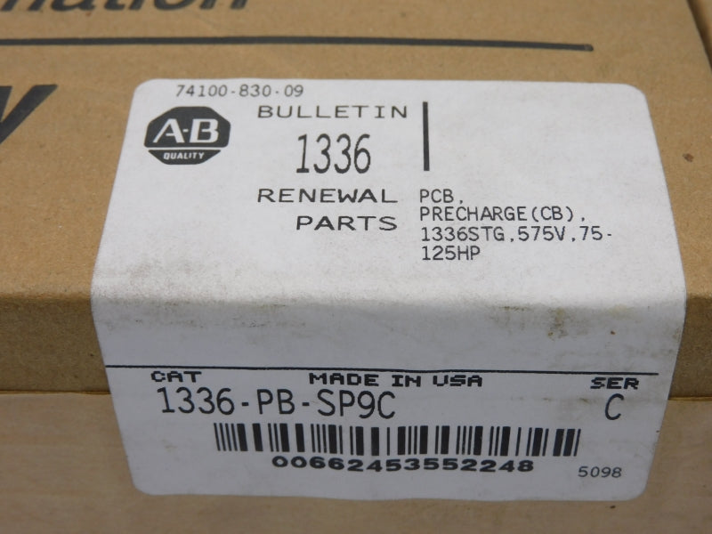 ALLEN BRADLEY 1336-PB-SP9C SER. C 575V NSFS