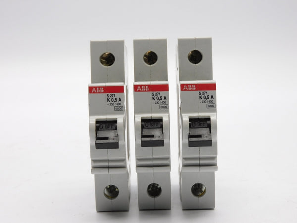 ABB GHS2710001R0157 S271-K0.5 277VAC 0.5A (PKG OF 3) NSMP