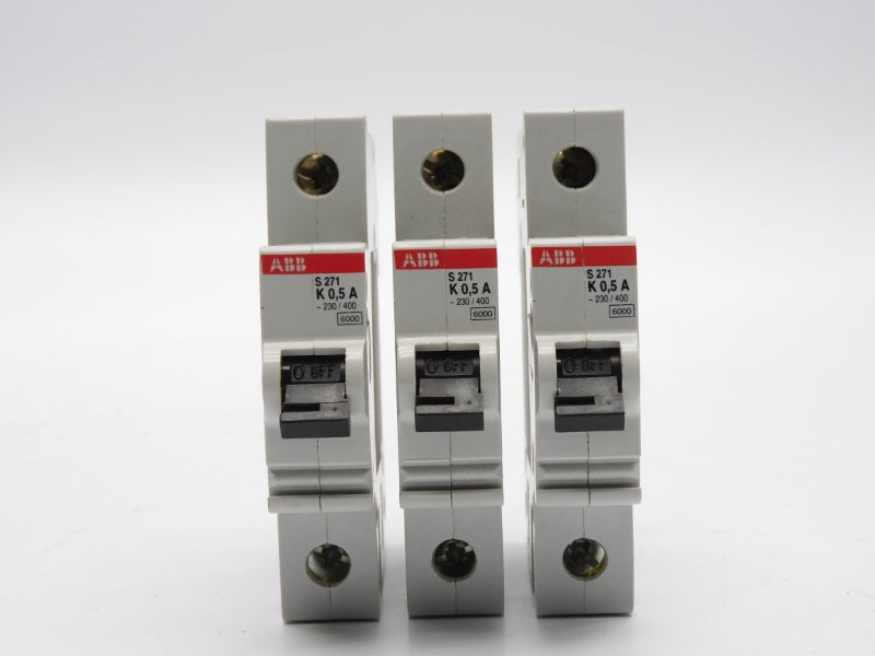 ABB GHS2710001R0157 S271-K0.5 277VAC 0.5A (PKG OF 3) NSMP