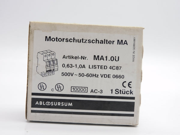 ABLSURSUM MA1.0U 500V 0.63-1.0A NSMP