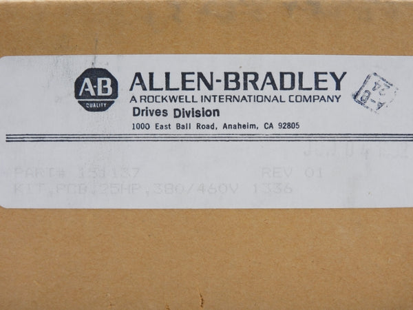 ALLEN BRADLEY 151137 REV. 01 380/460V NSMP