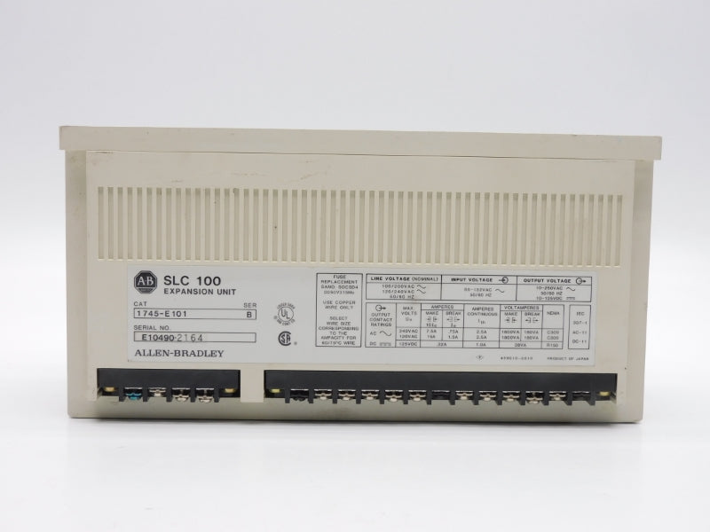 ALLEN BRADLEY 1745-E101 SER. B 10-250VAC 15A UNMP