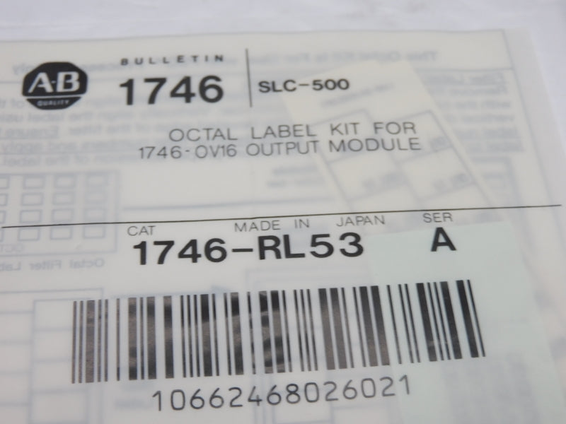 ALLEN BRADLEY 1746-RL53 SER. A NSMP