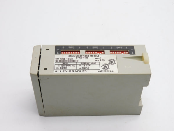 ALLEN BRADLEY 1203-GD2 SER. C F/W 2.05 120/240VAC UNMP