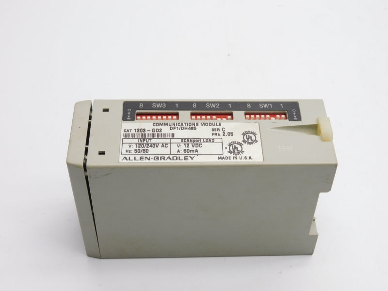 ALLEN BRADLEY 1203-GD2 SER. C F/W 2.05 120/240VAC UNMP