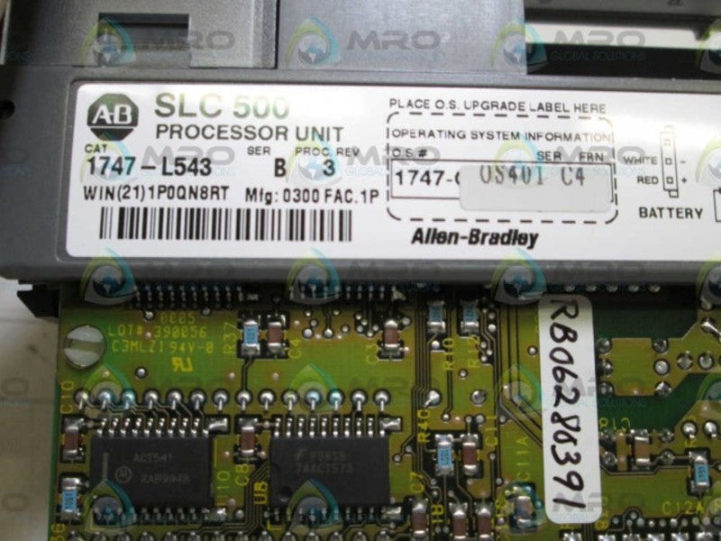 ALLEN BRADLEY 1747-L543 SER.B (NO KEY) REMAN
