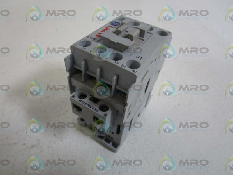 ALLEN BRADLEY 100-C09J01 SER. A CONTACTOR 24V  UNMP