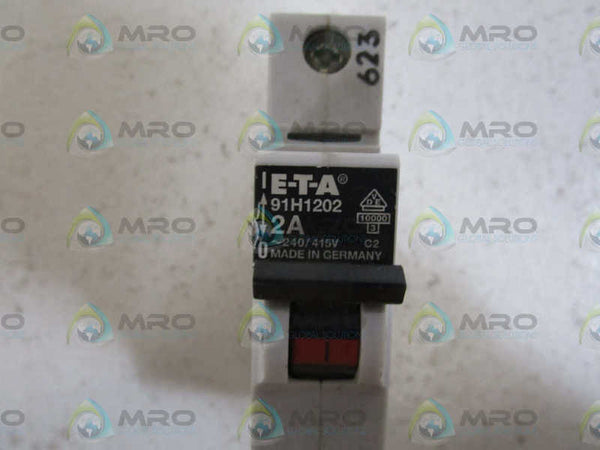 E-T-A CIRCUIT BREAKER 2A 91H1202  UNMP