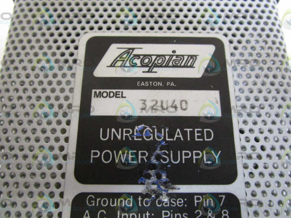 ACOPIAN POWER SUPPLY 32U40  UNMP