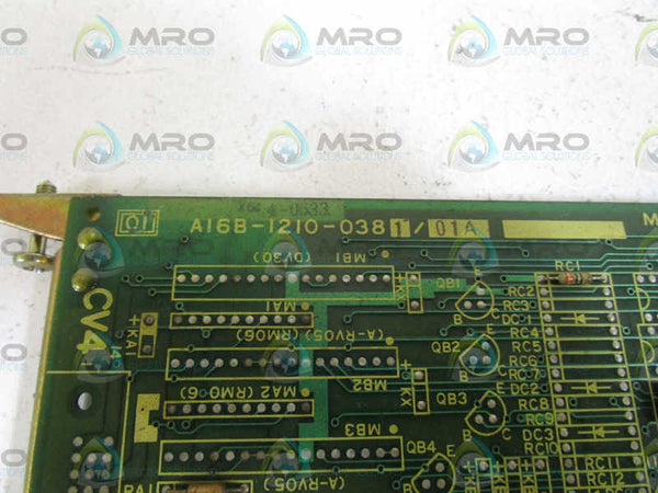 FANUC CIRCUIT BOARD A16B-1210-0381/01A  UNMP