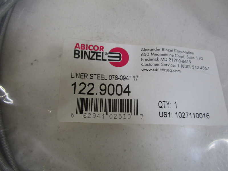 ABICOR BINZEL LINER STEEL 122.9004  NSNP IN BAG
