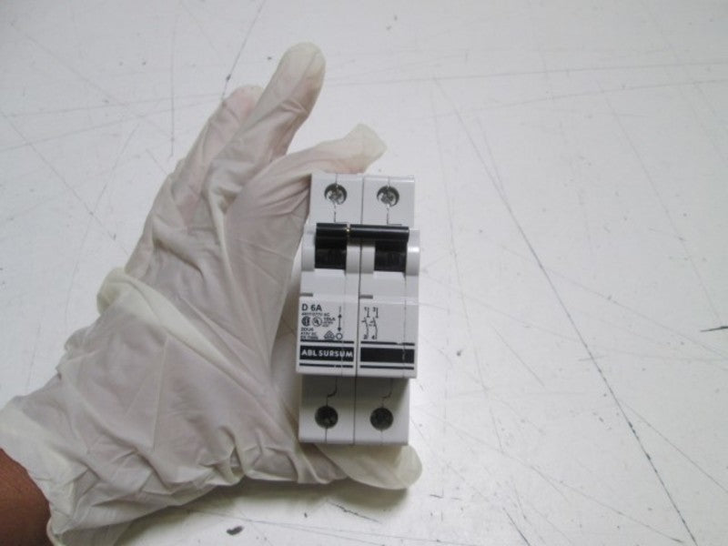 ABL SURSUM  2DU6-D6A CIRCUIT BREAKER 6A  UNMP
