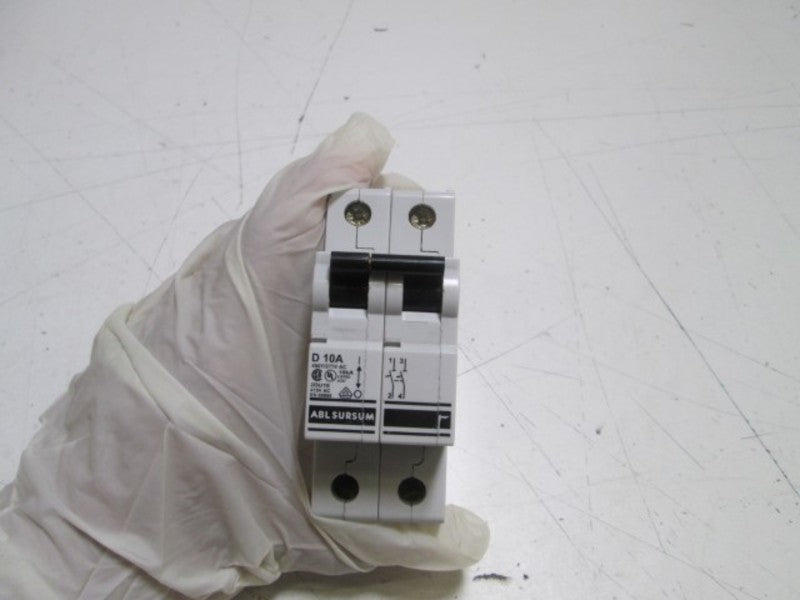 ABL SURSUM 2DU10D-10A CIRCUIT BREAKER 10A  UNMP