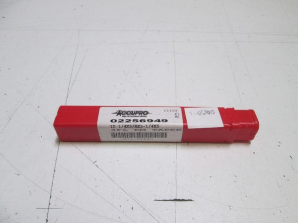 ACCUPRO TAPERED END MILLS 02256949 (671-01640)  ORIGINAL PACKAGE