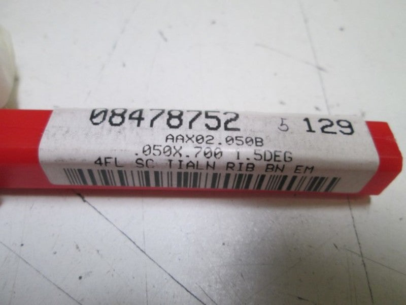 ACCUPRO TAPERED END MILLS 08478752  ORIGINAL PACKAGE