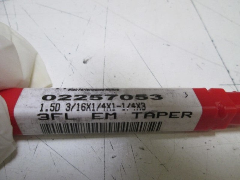 ACCUPRO TAPERED END MILLS 02257053 (672-01210)   ORIGINAL PACKAGE