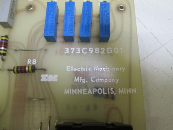 ELECTRIC MACHINERY BOARD 373C982G01  UNMP