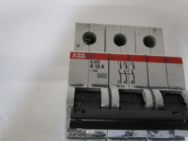 ABB S273-K10 CIRCUIT BREAKER 10A  UNMP