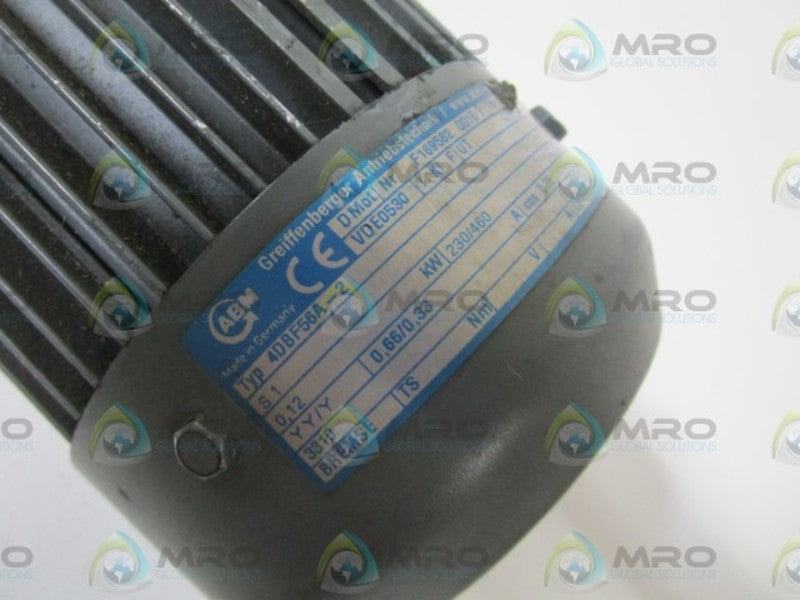 ABM MOTOR 4DBF56A-2  UNMP