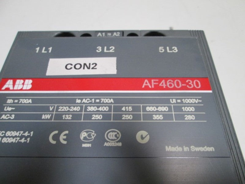 ABB CONTACTOR AF460-30  UNMP