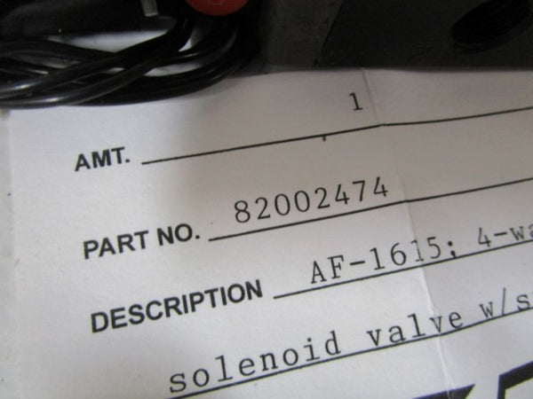 AIR FIXTURES 82002474 SOLENOID VALVE  NSNP