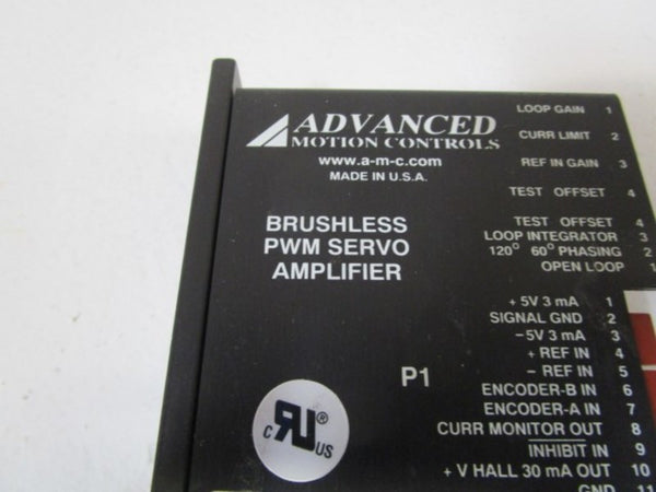 ADVANCED BRUSHLESS SERVO AMPLIFIER PWM BE12A6E-QD  NSNP