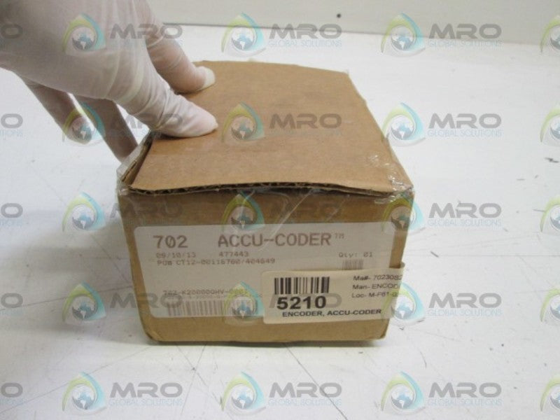 ACCU-CODER ENCODER 702-30-S-20000-Q-HV-5-K-1-SG-N-N  NSMP