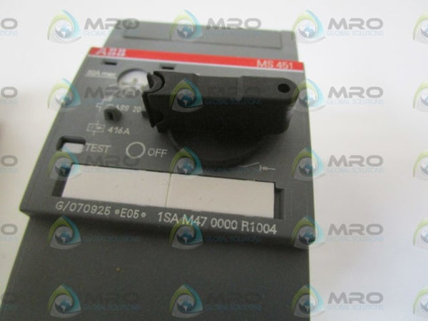 ABB MANUAL MOTOR STARTER 22-32A 1SAM470000R1004  NSMP