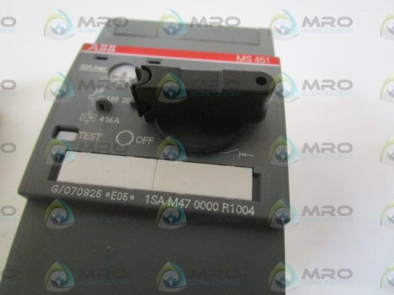 ABB MANUAL MOTOR STARTER 22-32A 1SAM470000R1004  NSMP