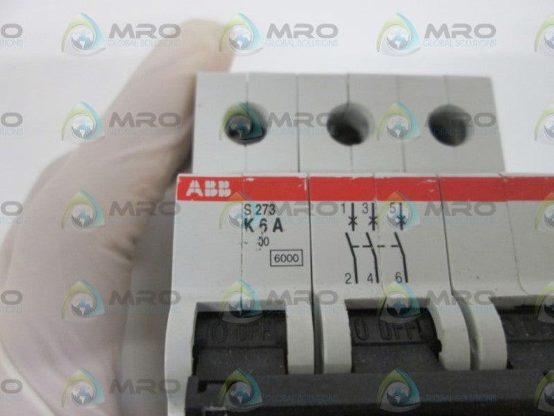 ABB S273-K6 CIRCUIT BREAKER 6A  UNMP