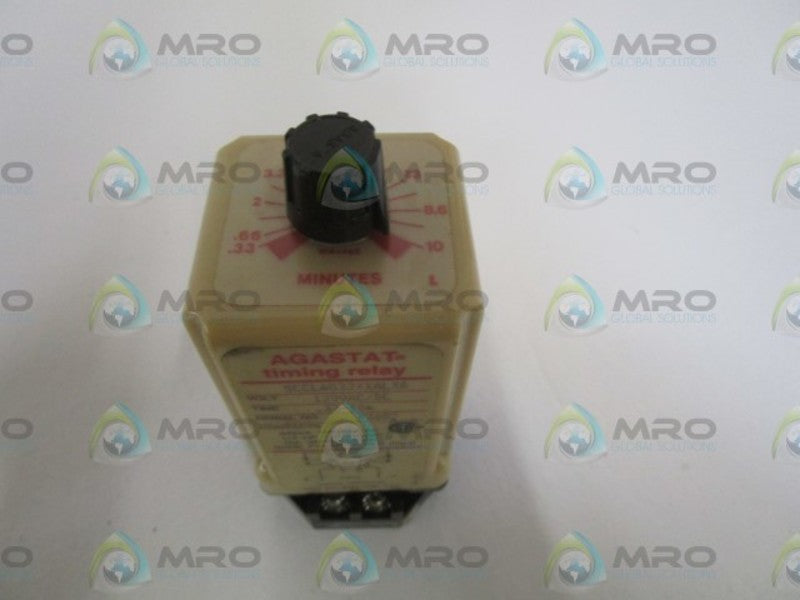 AGASTAT 120VAC .33-10M TIMING RELAY SCCLA032XXALXA  NSNP