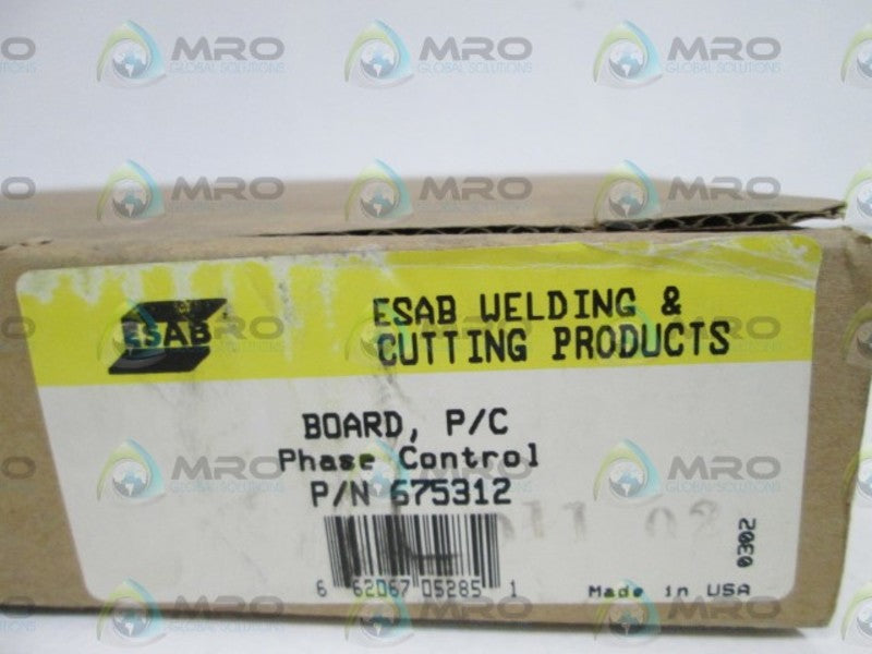 ESAB L-TEC PHASE CONTROL BOARD 675312  NSMP
