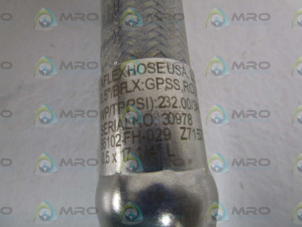 AFLEX 0.5"X17-1/4"L HOSE 66102-FH-029  NSNP