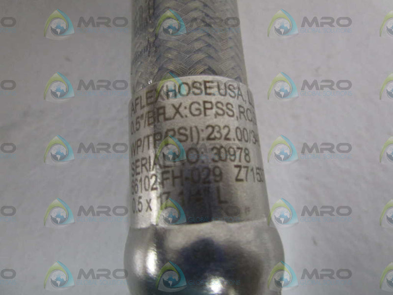 AFLEX 0.5"X17-1/4"L HOSE 66102-FH-029  NSNP