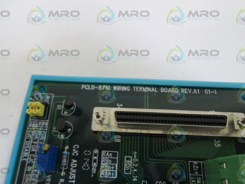 ADVANTECH TERMINAL BOARD PCLD-8710 REV. A1  UNMP