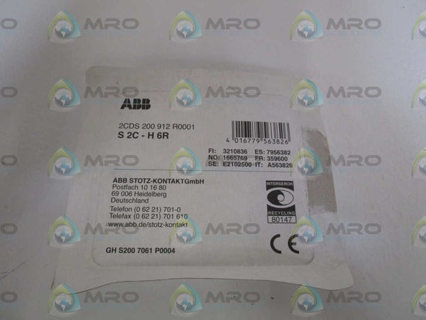 ABB AUXILIARY CONTACT 2CDS200912R0001  NSMP