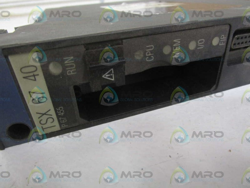 AEG TSXP67455 PROCESSSOR MODULE  UNMP
