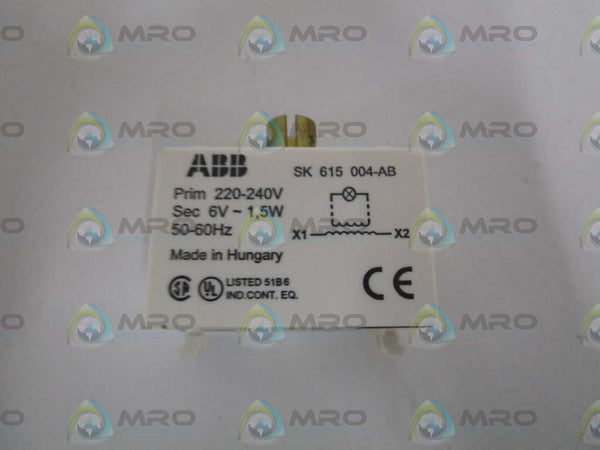 ABB SK615004-AB CONTACTOR BLOCK  NSNP