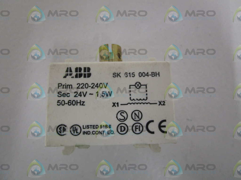 ABB SK615004-BH CONTACTOR BLOCK  NSNP