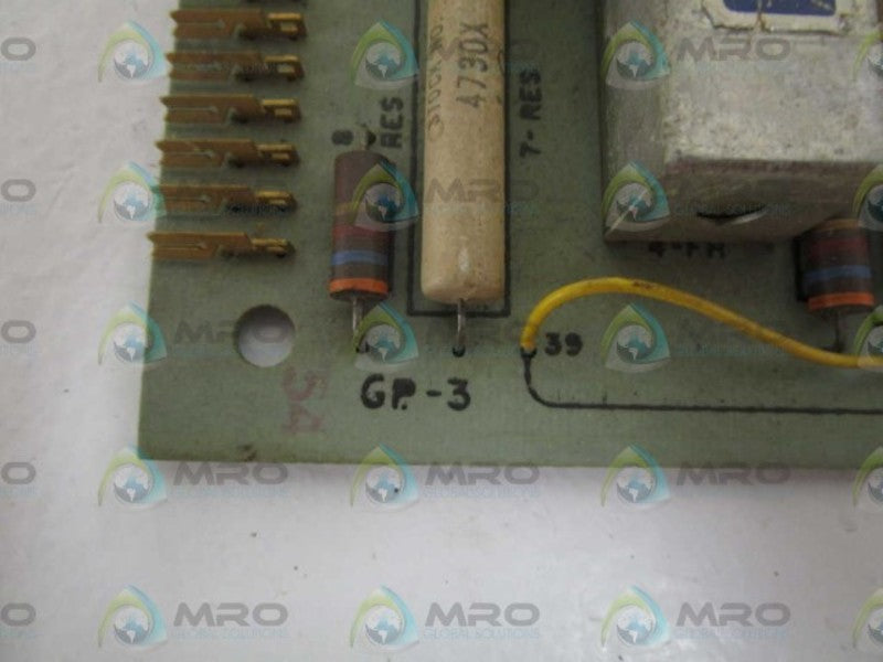 CINCINNATI MILACRON 35305012 GP-3 RELAY CIRCUIT BOARD  UNMP