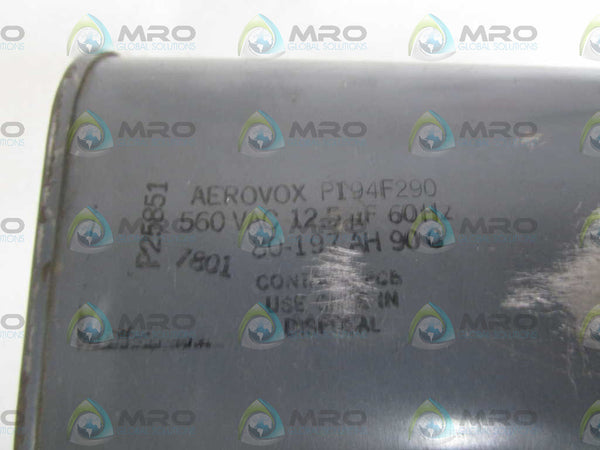 AEROVOX P194F290 560VAC CAPACITOR  UNMP
