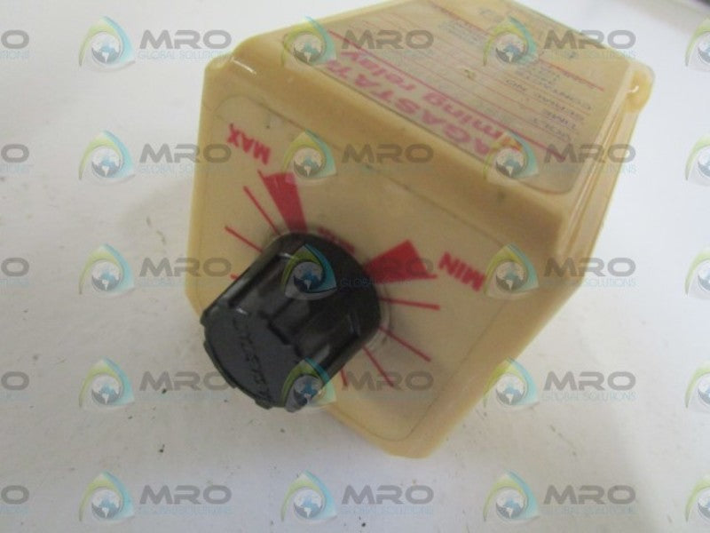 AGASTAT SSC22ANA TIMING RELAY 1-30MIN 120VAC/DC  UNMP