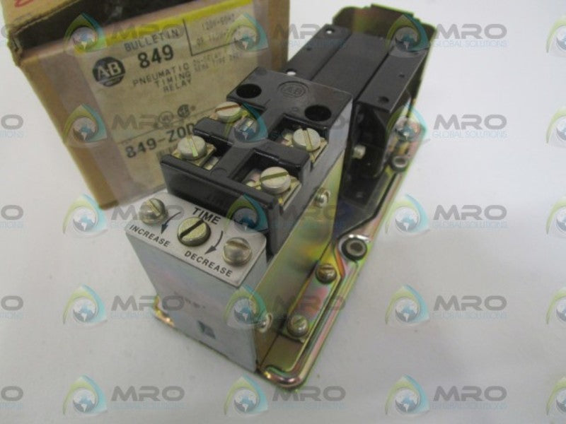 ALLEN BRADLEY 849-ZOD32 SER. B TIMING RELAY (AS PICTURED)  NSMP