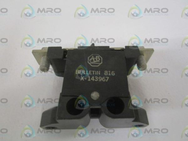ALLEN BRADLEY X-143967 OVERLOAD RELAY (AS PICTURED)  NSNP