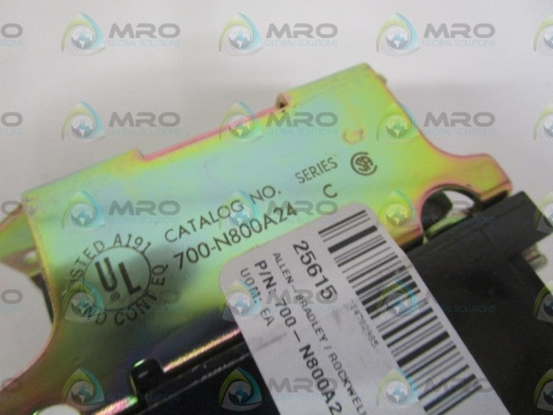 ALLEN BRADLEY 700-N800A24 SER. C CONTROL RELAY (AS PICTURED)  NSNP