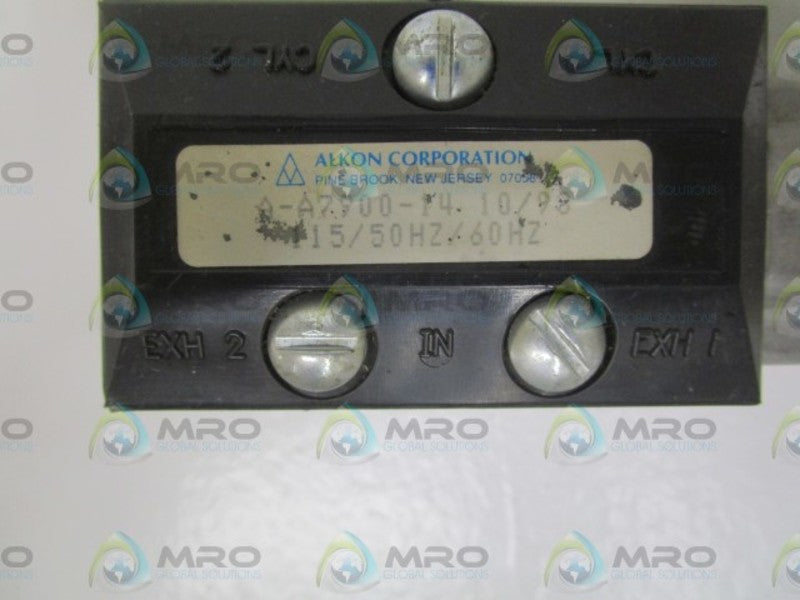 ALKON A-A7900-14 SOLENOID VALVE 115V  UNMP