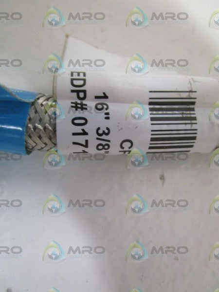 6LL89 HOSE CFC-S-CF-16 16" 3/8" COMP X 1/2" FIP  NSNP