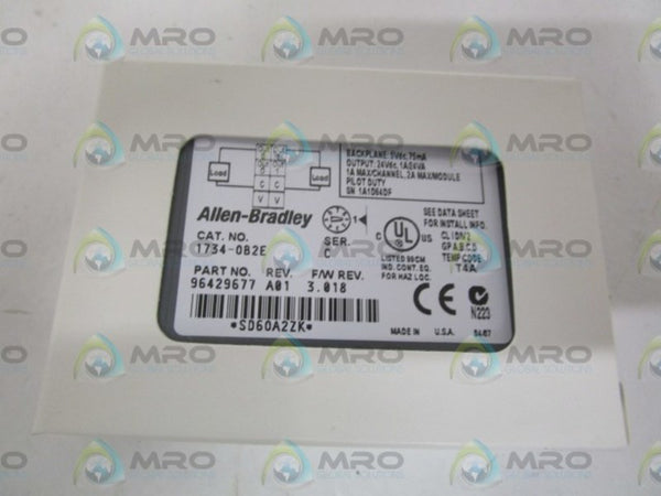 ALLEN BRADLEY 1734-OB2E SER.C OUPUT MODULE  NSMP